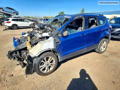 1FMCU0GD5HUF04666 — 2017 Ford Escape, Пожар двигателя, фото до ремонта