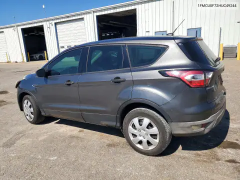 1FMCU0F72HUC49244 — 2017 Ford Escape, foto 2 de Copart, Parte delantera