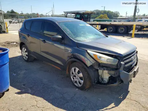 1FMCU0F72HUC49244 — 2017 Ford Escape, foto 4 de Copart, Parte delantera