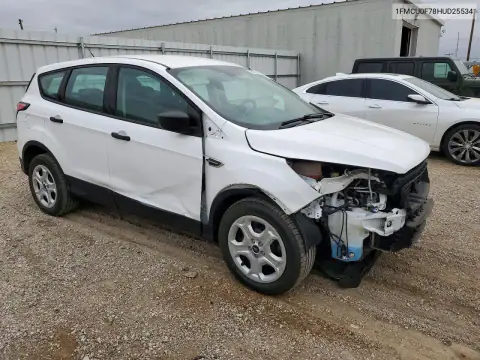 1FMCU0F78HUD25534 — 2017 Ford Escape, foto 4 de Copart, Parte delantera