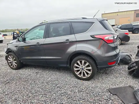 1FMCU9J91HUD41152 — 2017 Ford Escape, foto 2 de Copart, Parte delantera