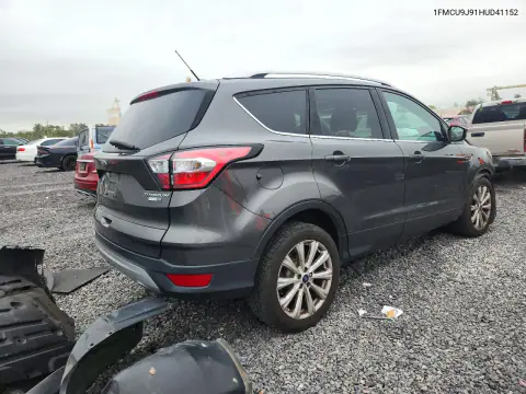 1FMCU9J91HUD41152 — 2017 Ford Escape, foto 3 de Copart, Parte delantera