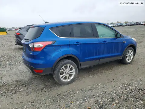 1FMCU9GD7HUA94151 — 2017 Ford Escape, photo 3 from Copart 03.11.2026, Rear end