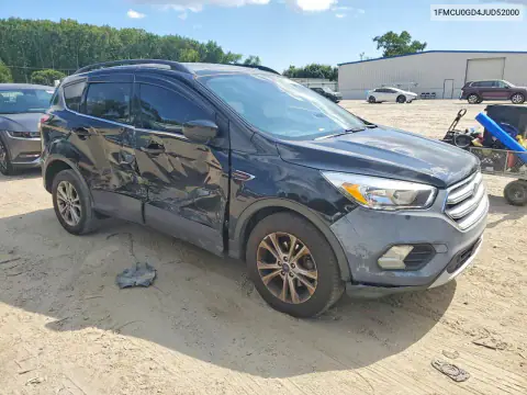 1FMCU0GD4JUD52000 — 2018 Ford Escape, zdjęcie 4 z Copart 20.10.2026, Bok