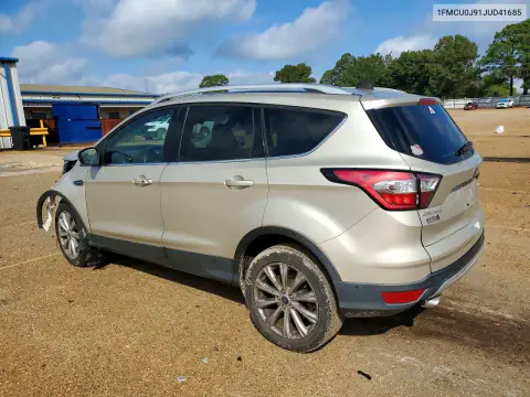 1FMCU0J91JUD41685 — 2018 Ford Escape, photo 2 from Copart, Front end