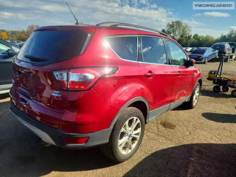1FMCU9HD2JUD40351 — 2018 Ford Escape, photo 3 from Copart, Front end