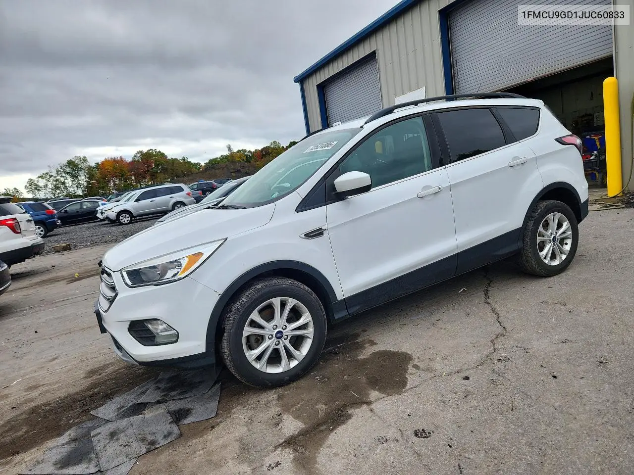 2018 Ford Escape Se VIN 1FMCU9GD1JUC60833 фото 1