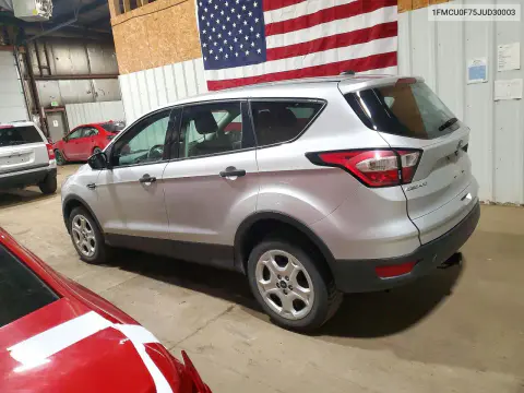 2018 Ford Escape S VIN 1FMCU0F75JUD30003 фото 2
