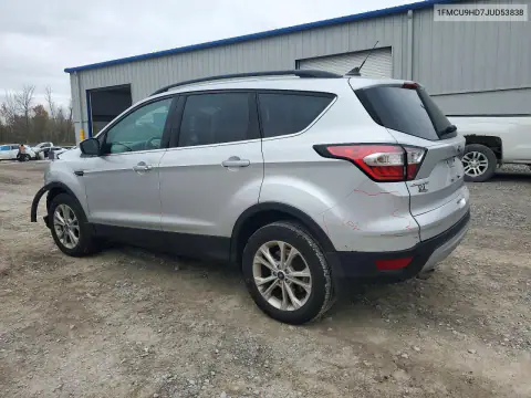 1FMCU9HD7JUD53838 — 2018 Ford Escape, photo 2 from Copart, Front end