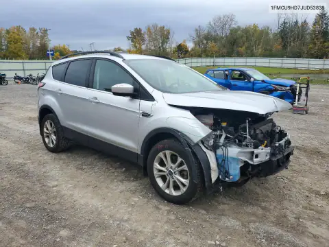 1FMCU9HD7JUD53838 — 2018 Ford Escape, photo 4 from Copart, Front end