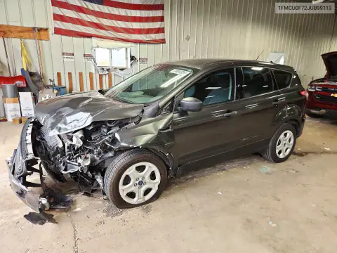 1FMCU0F72JUB99113 — 2018 Ford Escape, Пошкодження знизу, фото до ремонту