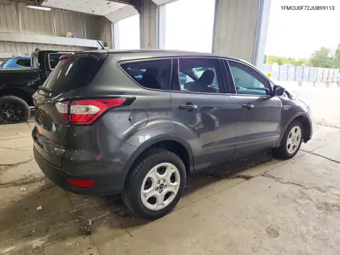 1FMCU0F72JUB99113 — 2018 Ford Escape, ფოტო 3, Copart, ქვედა ნაწილის დაზიანება