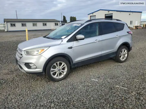 1FMCU9GD8JUA65943 — 2018 Ford Escape, Боковая часть, фото до ремонта