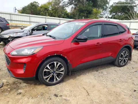 2021 Ford Escape Se VIN 1FMCU0G67MUB09142 фото 1