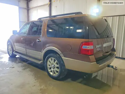 2011 Ford Expedition El Xlt VIN 1FMJK1H53BEF02409 фото 2