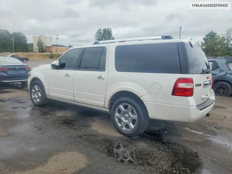1FMJK2A52EEF59432 — 2014 Ford Expedition, photo 2 from Copart, Front end