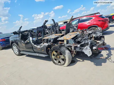1FMJU1HT2KEA48789 — 2019 Ford Expedition, photo 2 from Copart, Fire