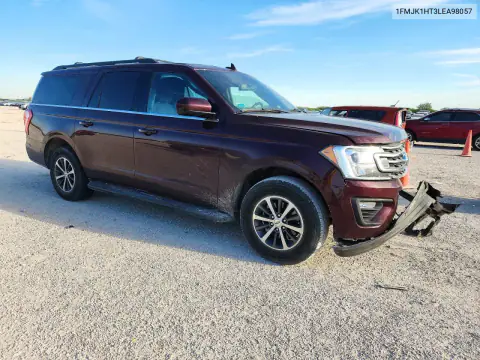 1FMJK1HT3LEA98057 — 2020 Ford Expedition, foto 4 de Copart, Parte delantera