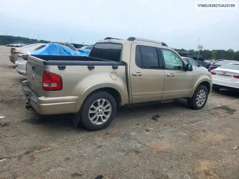 2007 Ford Explorer Sport Trac Limited VIN 1FMEU53827UA20189 фото 3