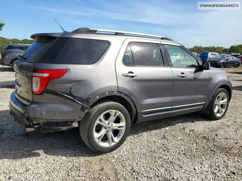 2011 Ford Explorer Limited VIN 1FMHK8F83BGA49370 фото 3