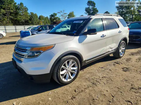 1FMHK8D8XCGA54182 — 2012 Ford Explorer, Боковая часть, фото до ремонта