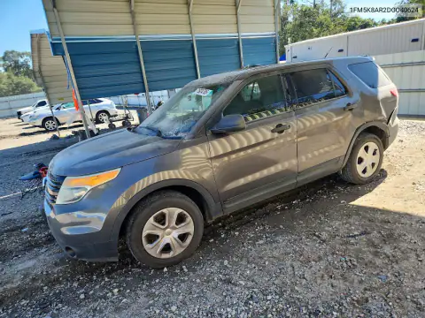 1FM5K8AR2DGC40624 — 2013 Ford Explorer, Задняя часть, фото до ремонта
