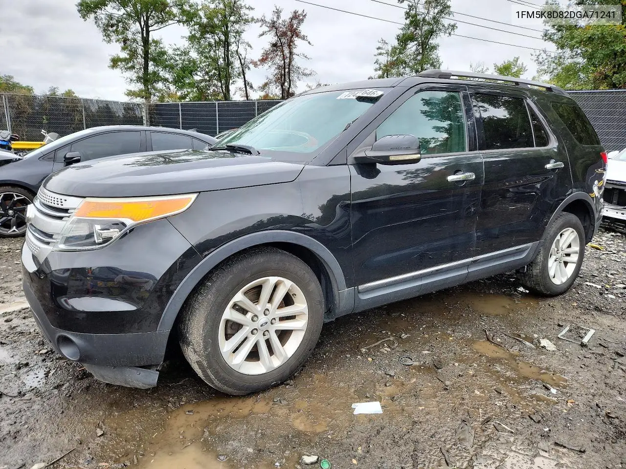 2013 Ford Explorer Xlt VIN 1FM5K8D82DGA71241 фото 1