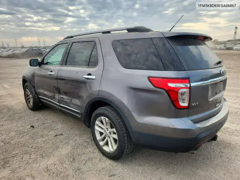 2014 Ford Explorer Xlt VIN 1FM5K8D83EGA06867 фото 2