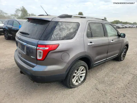 2014 Ford Explorer Xlt VIN 1FM5K8D83EGA06867 фото 3