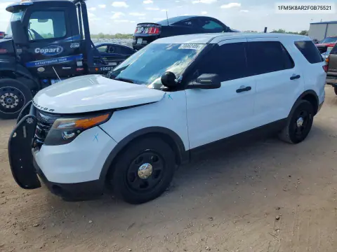 2015 Ford Explorer Police Interceptor VIN 1FM5K8AR2FGB75521 фото 1