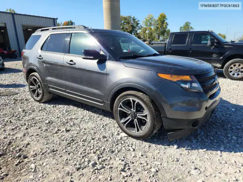 2015 Ford Explorer Sport VIN 1FM5K8GT7FGC61863 фото 4