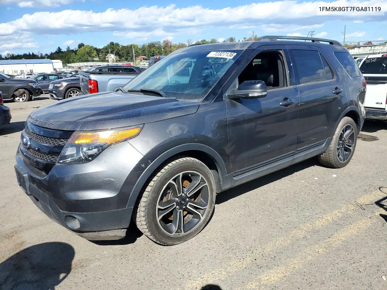 2015 Ford Explorer Sport VIN 1FM5K8GT7FGA81119 фото 1