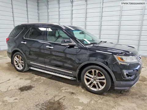 2016 Ford Explorer Xlt VIN 1FM5K7D80GGA60625 фото 4