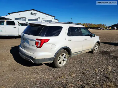 1FM5K8D80GGA21121 — 2016 Ford Explorer, photo 3 from Copart 15.10.2026, Front end