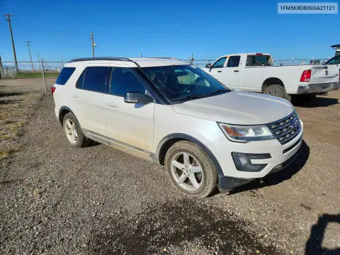 1FM5K8D80GGA21121 — 2016 Ford Explorer, photo 4 from Copart 15.10.2026, Front end