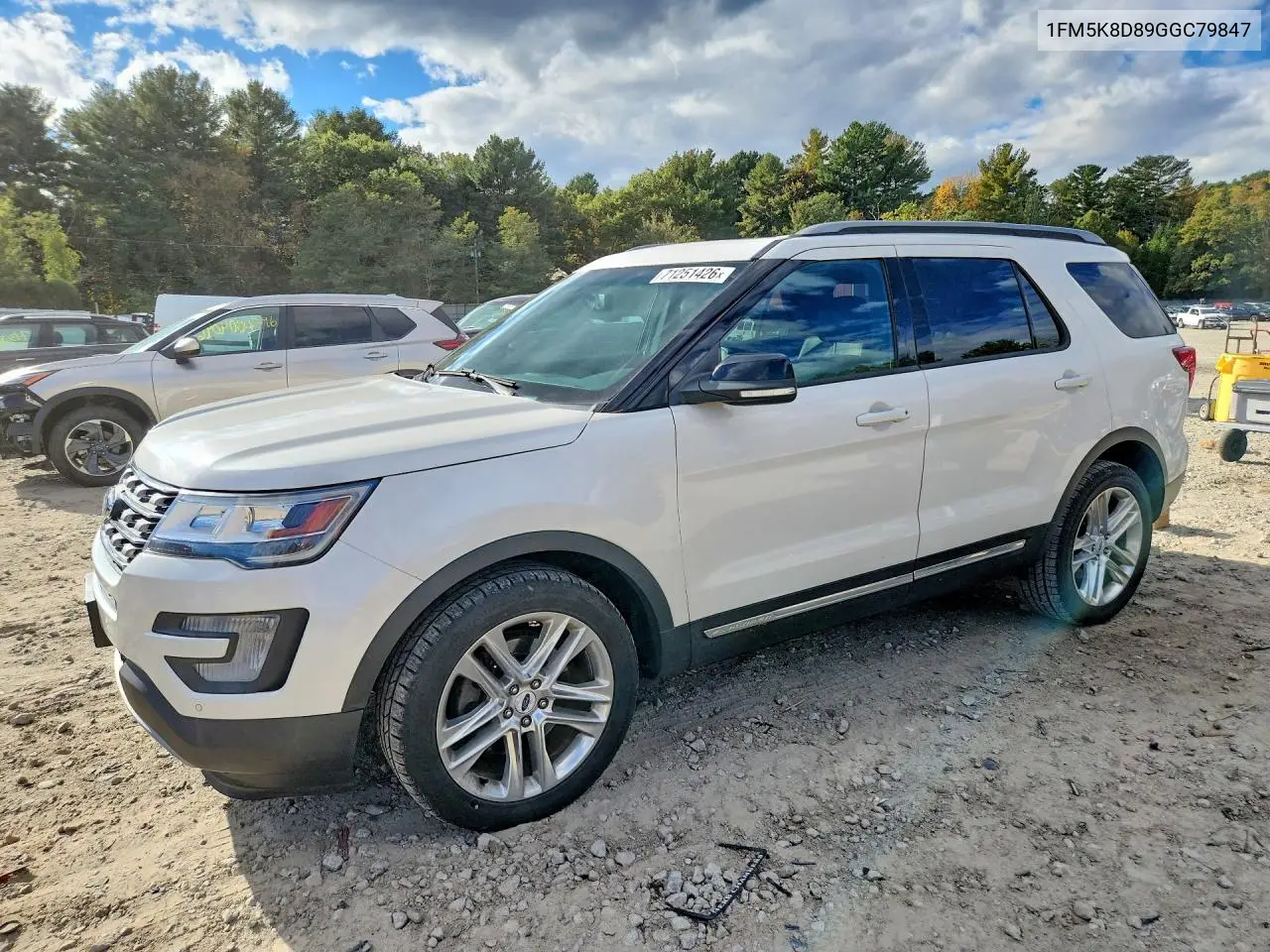 2016 Ford Explorer Xlt VIN 1FM5K8D89GGC79847 фото 1