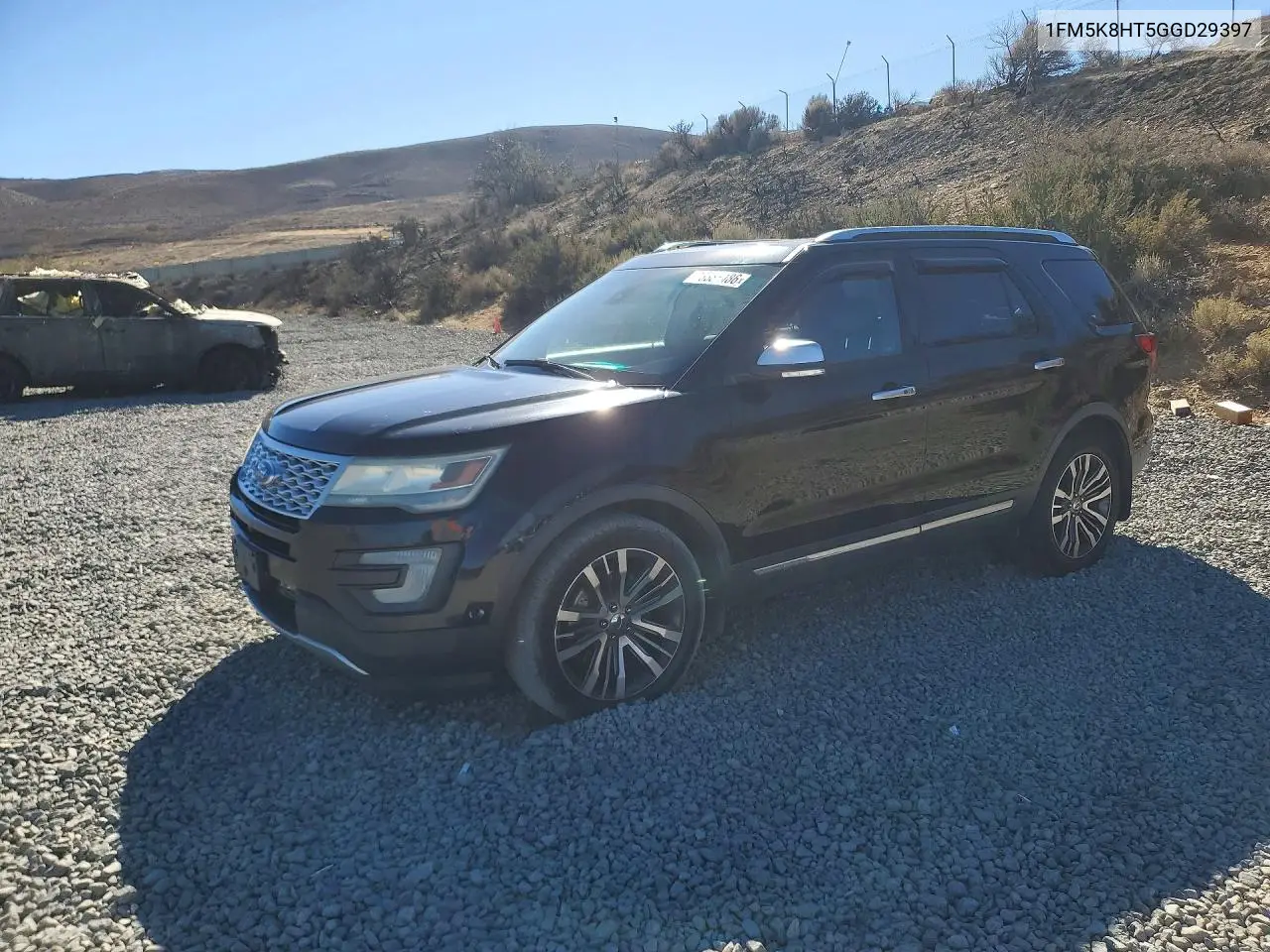 1FM5K8HT5GGD29397 Ford Explorer 2016 — повреждение Механические повреждения, фото до ремонта