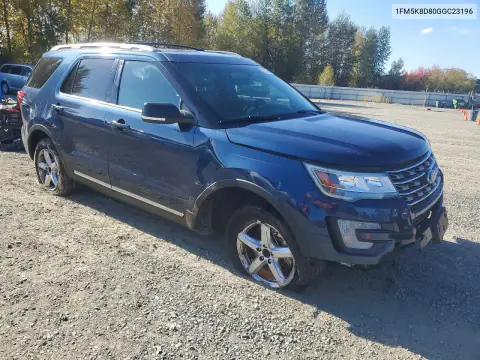 1FM5K8D80GGC23196 — 2016 Ford Explorer, photo 4 from Copart 26.10.2026, Front end