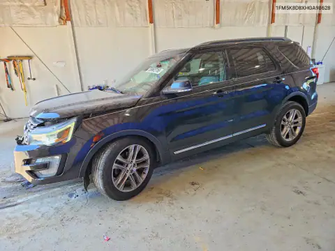 1FM5K8D8XHGA98628 Ford Explorer 2017 — Front end damage, before-repair photo