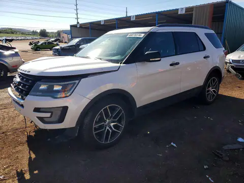 1FM5K8GT0HGA11724 — 2017 Ford Explorer, Front end (Front End), before-repair photos