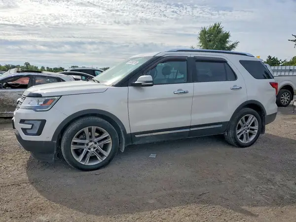 1FM5K8F89HGC81175 — 2017 Ford Explorer, Lateral (Side), fotos antes de reparar