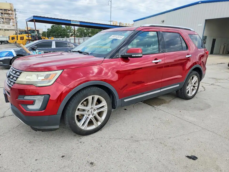 1FM5K7F89HGD86017 Ford Explorer 2017 — uszkodzenie Tył, zdjęcie przed naprawą