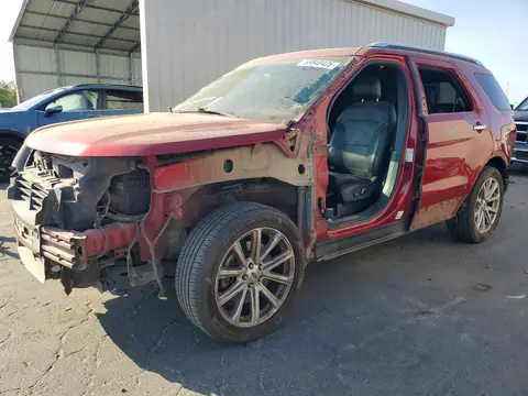 1FM5K7FH4HGD55984 — 2017 Ford Explorer, წინა ნაწილი (Front End), ფოტოები შეკეთებამდე