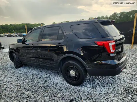 2017 Ford Explorer Police Interceptor VIN 1FM5K8AR9HGA36490 фото 2