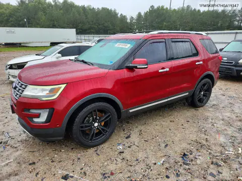 1FM5K8FH7HGA19347 — 2017 Ford Explorer, Side, before-repair photos