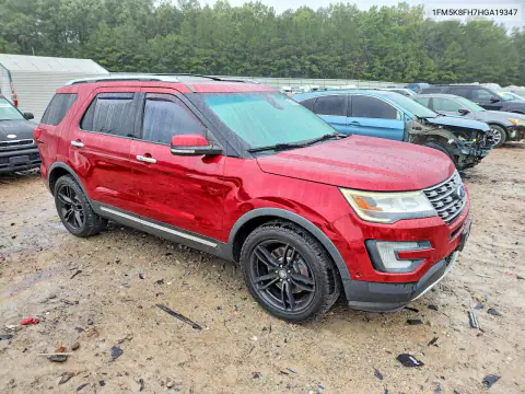 2017 Ford Explorer Limited VIN 1FM5K8FH7HGA19347 фото 4