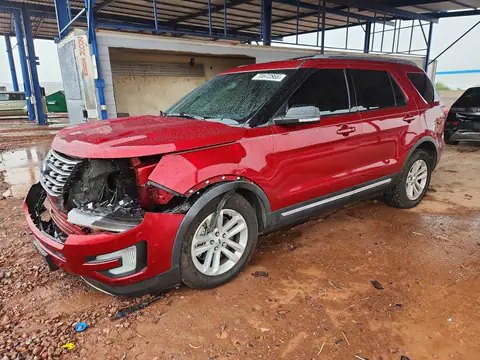 1FM5K7D88HGD55957 — 2017 Ford Explorer, Przód (Front End), zdjęć przed naprawą