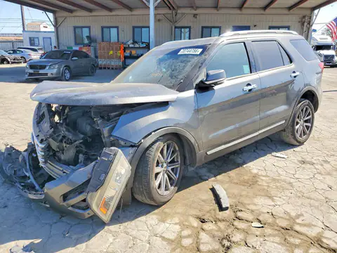 1FM5K8F83HGC92043 — 2017 Ford Explorer, ПЕРЕДНЯЯ ЧАСТЬ (Front End), фото до ремонта