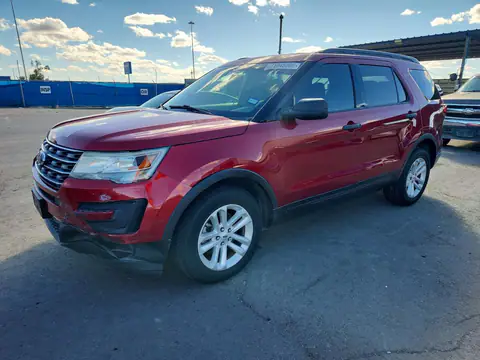 1FM5K7B82HGD98189 — 2017 Ford Explorer, Przód, zdjęć przed naprawą