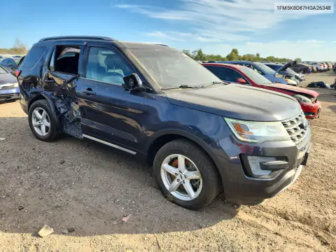 1FM5K8D87HGA26348 — 2017 Ford Explorer, фото 4 с аукциона Copart, БОКОВАЯ ЧАСТЬ